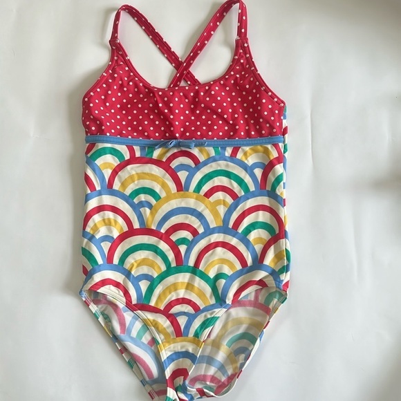 Mini Boden Rainbow One Piece Swimsuit 9/10 - Picture 1 of 4